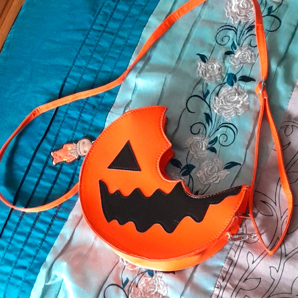 SPIRIT Orange Pumpkin Crossbody Bag